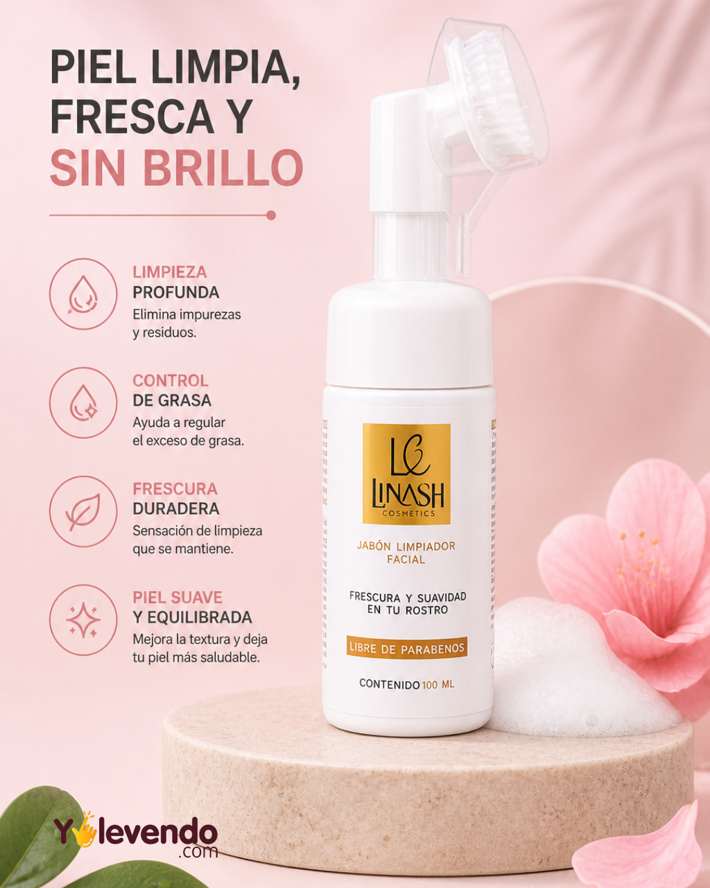 Jabón Facial: Adiós grasa, Hola piel radiante