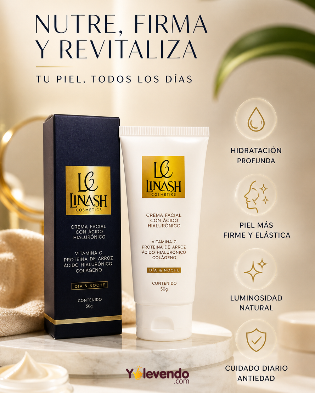 Crema Facial Piel Radiante y Firme