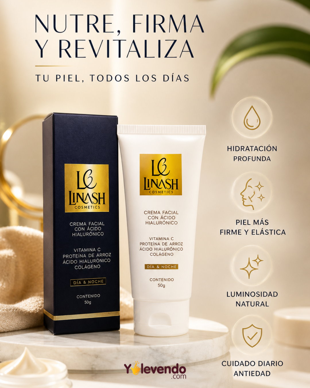Crema Facial Piel Radiante y Firme