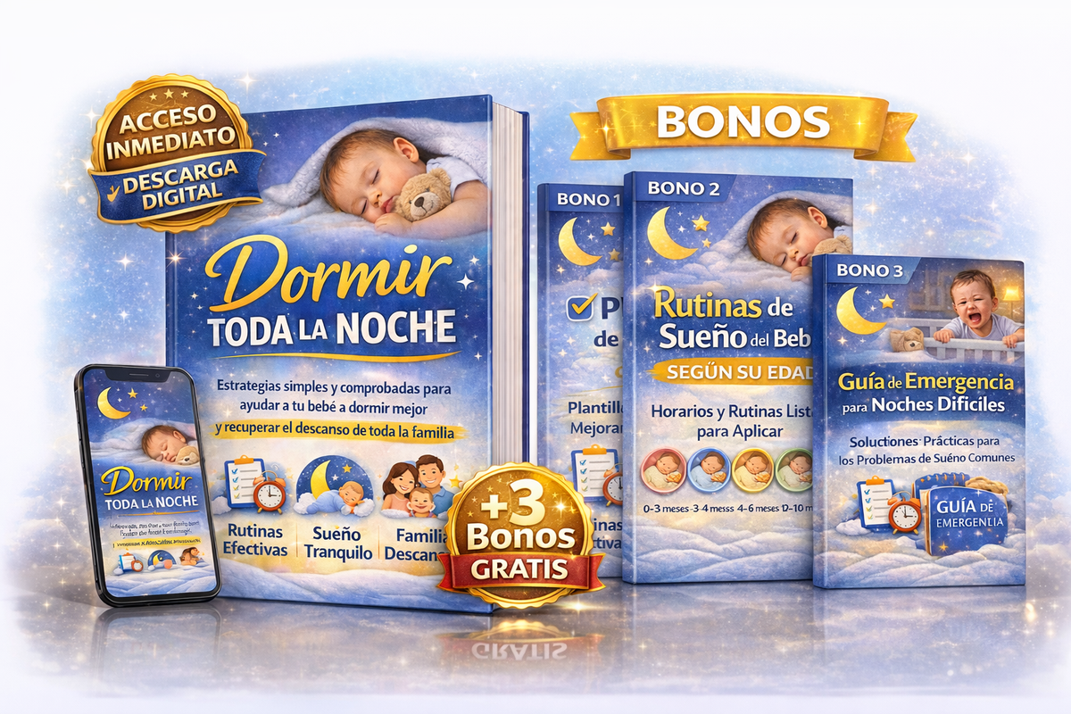 Dormir Toda la Noche – Guía Práctica Para Mejorar el Sueño de tu Bebé