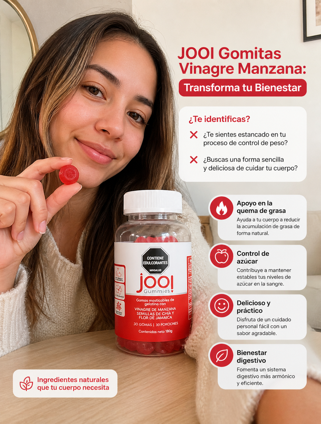 Jooi Gomitas Vinagre Manzana: Trasforma tu Bienestar