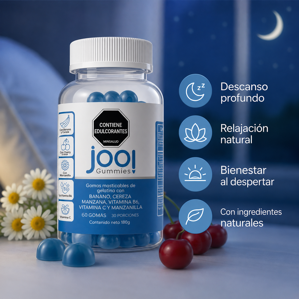 Jooi Sueño Tranquilo Gomitas: Manzanilla y Cereza