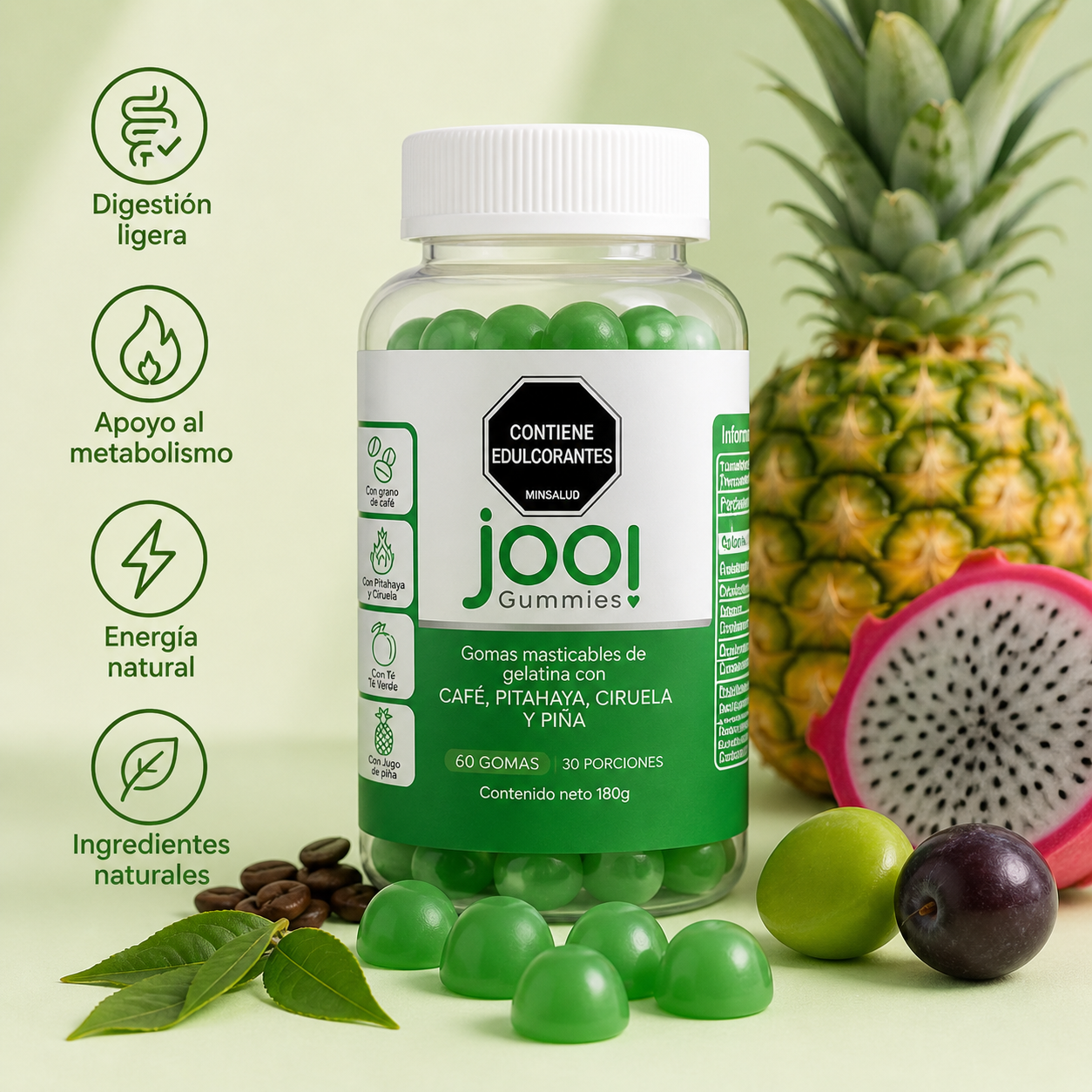 Jooi Café y Té Verde: Digestión Ligera y Energía Natural