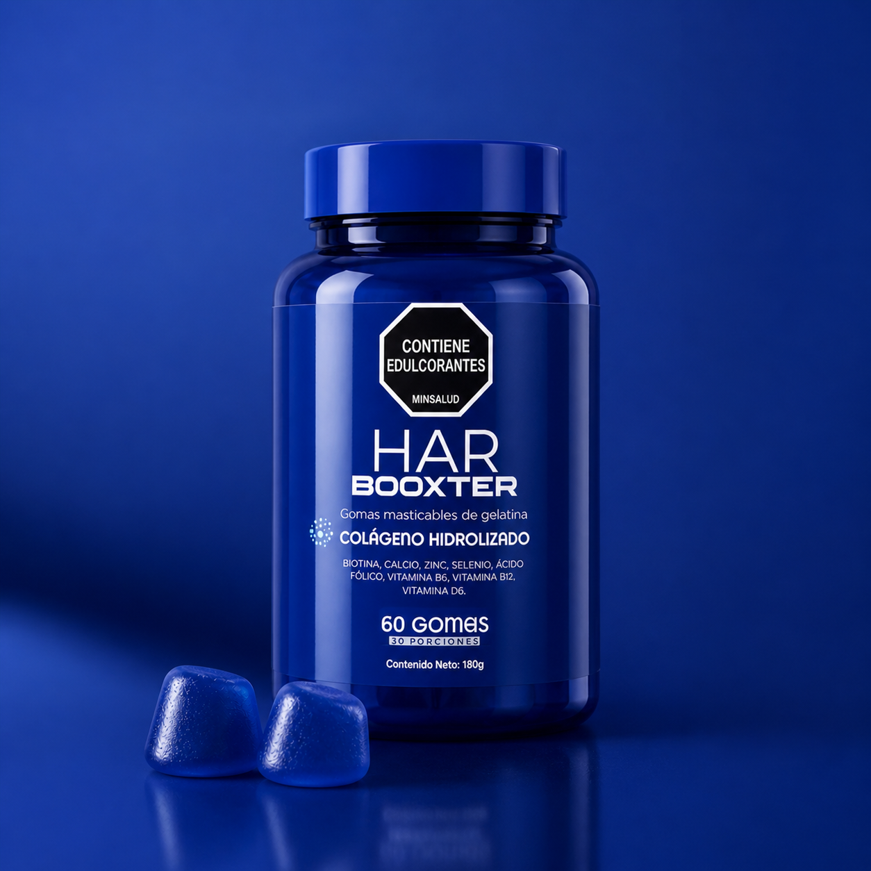 Gomas Har Booxter: Fortalece Cabello, Piel y Uñas