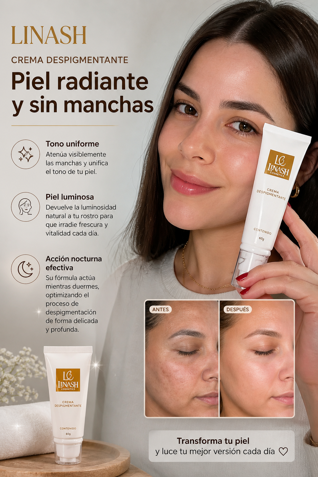 Crema Despigmentante: Piel Radiante y Sin Manchas